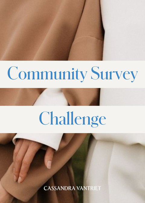 Challenge: How To Create An Effective Community Survey